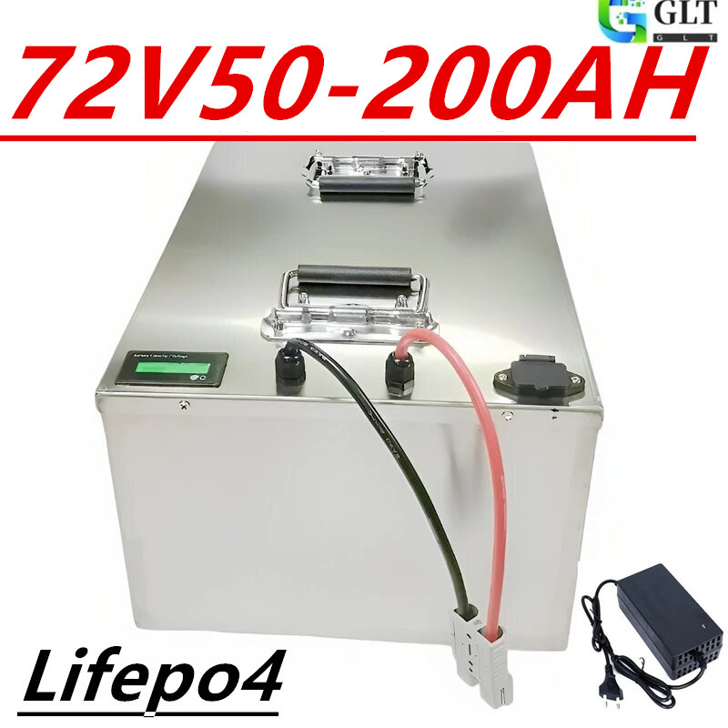 72V 60Ah Lifepo4 Battery Pack - ชุดแบตเตอรี่ Lifepo4 72V 50Ah/100Ah/120Ah/150Ah/200Ah พร้อมแอป BMS